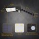 Aigostar - Lampadaire solaire avec détecteur LED/2,3W/5,5V IP65