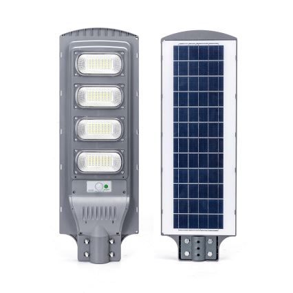 Aigostar - Lampadaire solaire avec détecteur LED/200W/3,2V 20000mAh IP65 6500K + télécommande