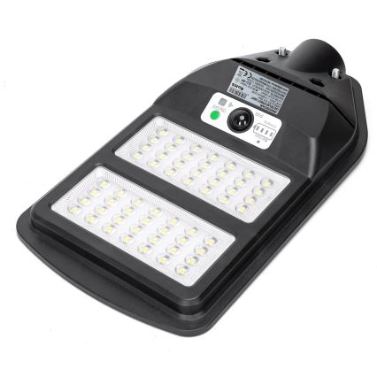 Aigostar - Lampadaire solaire avec détecteur LED/70W/3,2V 4000mAh IP65 6500K + Télécommande