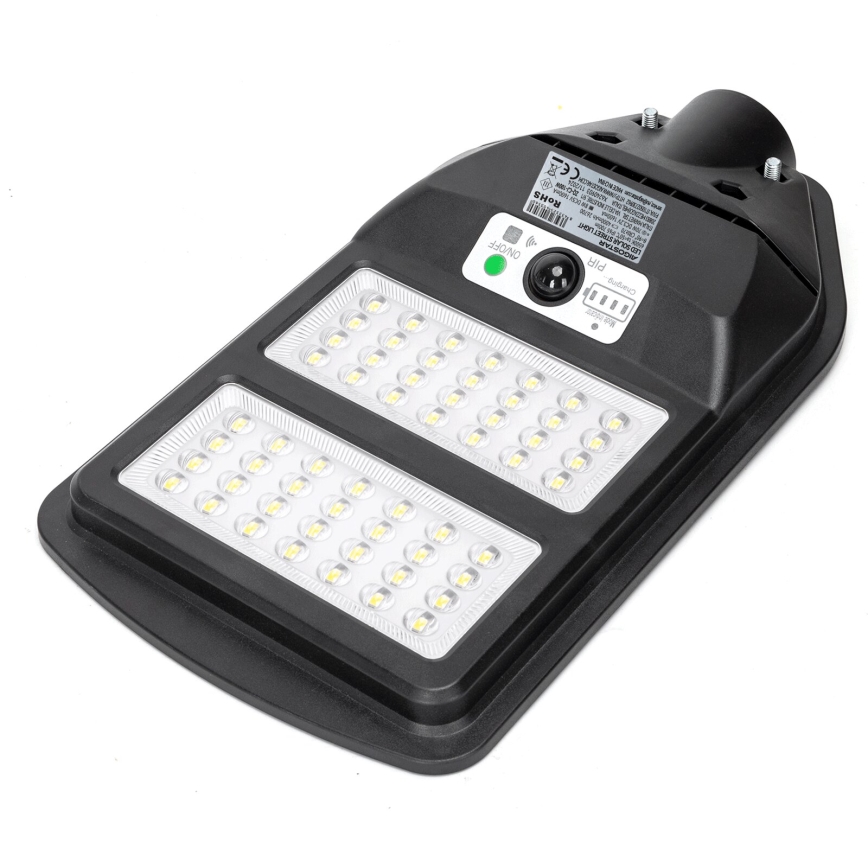 Aigostar - Lampadaire solaire avec détecteur LED/70W/3,2V 4000mAh IP65 6500K + Télécommande