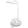 Aigostar - Lampe de bureau LED dimmable avec prises et USB LED/4,6W/230V 3000/4000/6500K blanche