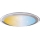 Aigostar - Lampe de plafond LED 30W/230V 2700-6500K diamètre 42,9 cm chrome + télécommande