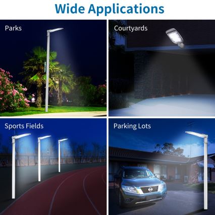 Aigostar - Lampe de rue SLIM LED/200W/230V 6500K IP65