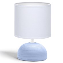Aigostar - Lampe de table 1xE14/40W/230V bleue/blanche