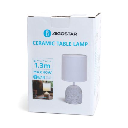Aigostar - Lampe de table 1xE14/40W/230V