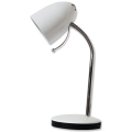 Aigostar - Lampe de table 1xE27/36W/230V blanc/chrome