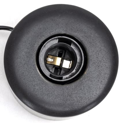 Aigostar - Lampe de table 1xE27/60W/230V noir