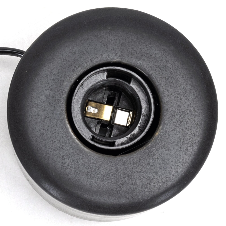 Aigostar - Lampe de table 1xE27/60W/230V noir