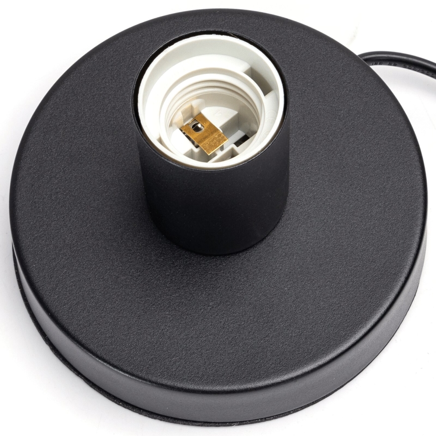 Aigostar - Lampe de table 1xE27/60W/230V noir