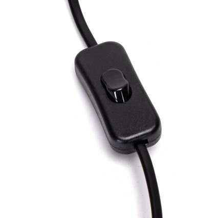 Aigostar - Lampe de table 1xE27/60W/230V noir