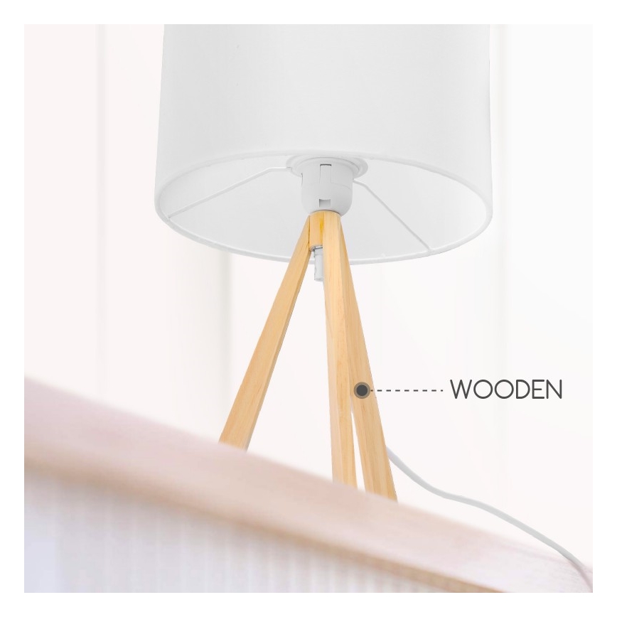 Aigostar - Lampe de table 1xE27/60W/230V pin