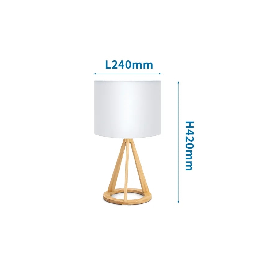 Aigostar - Lampe de table 1xE27/60W/230V pin