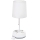 Aigostar - Lampe de table avec prises électriques et ports USB 1xE27/60W/230V blanche