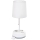 Aigostar - Lampe de table avec prises intégrées 1xE27/60W/230V blanche