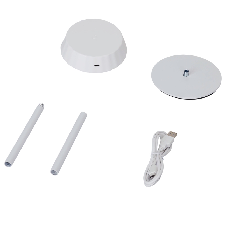 Aigostar - Lampe de table LED dimmable AMBIENT LED/2,4W/5V 3000-6500K blanche