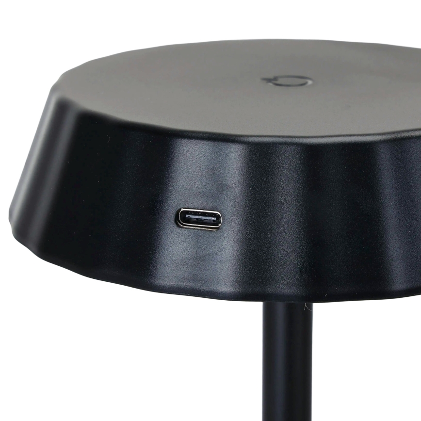 Aigostar - Lampe de table LED dimmable AMBIENT LED/2,4W/5V 3000-6500K noire