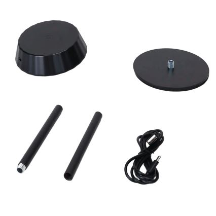 Aigostar - Lampe de table LED dimmable AMBIENT LED/2,4W/5V 3000-6500K noire