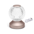 Aigostar - Lampe de table rechargeable à intensité variable LED/1W/5V 2700/4000/6500K 1800mAh 13,5 cm