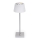 Aigostar - Lampe de table RGBW extérieure à intensité variable et rechargeable LED/4W/5V 3600mAh blanc/chrome mat IP54