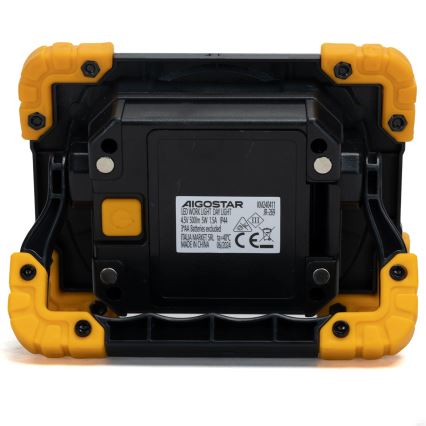 Aigostar - Lampe de travail LED/5W/3xAA 6500K IP44