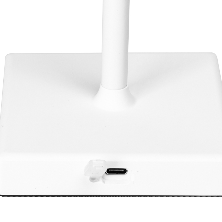 Aigostar - Lampe de table extérieure à intensité variable rechargeable LED/4W/5V 3600mAh blanc IP54