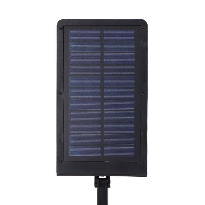 Aigostar - Lampadaire solaire avec détecteur LED/3W/3,7V1800 mAh IP44 3000/4000/5000K + Télécommande