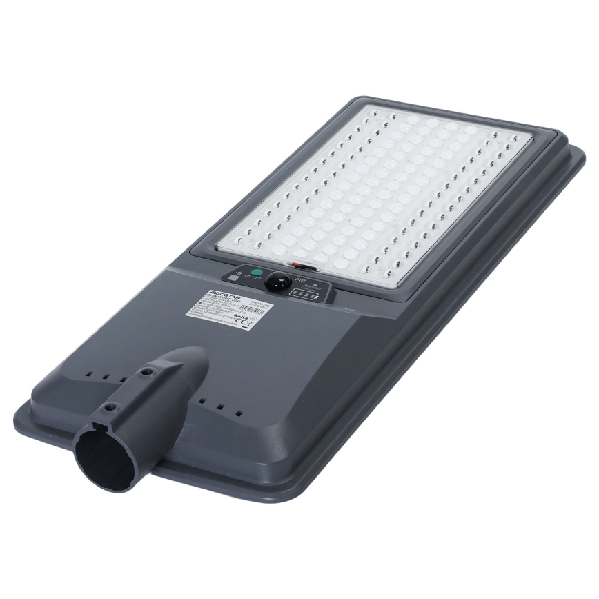 Aigostar - lampe de rue solaire LED avec détecteur LED/400W/3,2V 3000/4000/6500K 4800mAh + télécommande