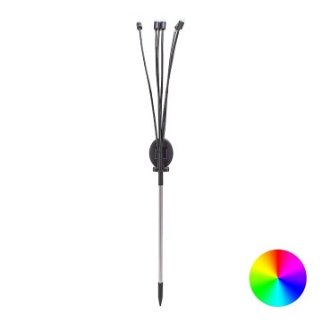 Aigostar - Lampe solaire décorative RGB LED/0,04W/1,2V 68,5cm IP44