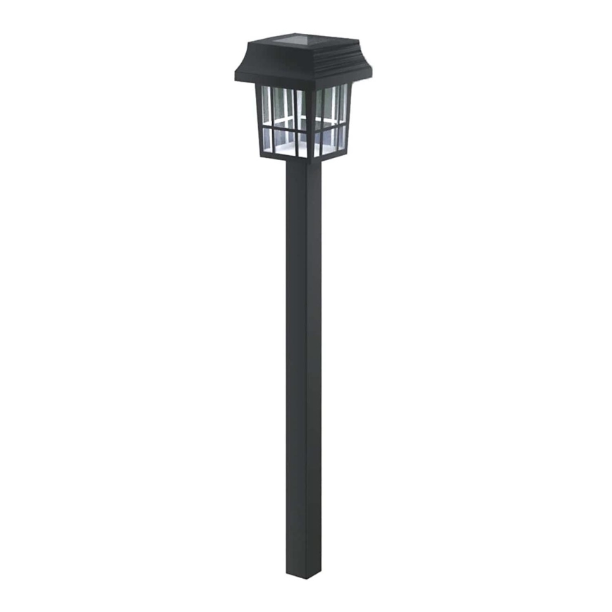 Aigostar - Lampe solaire LED/0,006W/1,2V 32 cm 40 mAh noir 6500K IP44