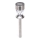 Aigostar - Lampe solaire LED/0,006W/1,2V 35,5cm chrome mat 3000K IP44