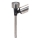 Aigostar - Lampe solaire LED/0,006W/1,2V 37,5cm chrome mat 2700K IP44