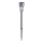 Aigostar - Lampe solaire LED/0,006W/1,2V 40 mAh 29,7 cm chrome mat 6500K IP44
