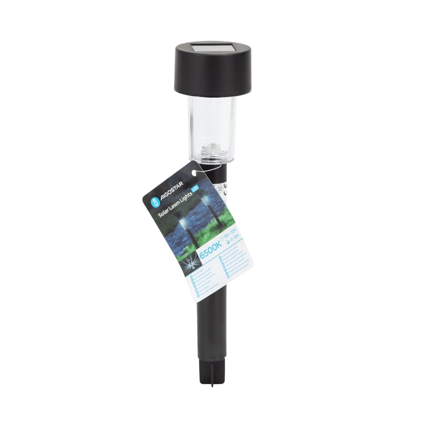 Aigostar - Lampe solaire LED/0,006W/1,2V 40mAh 6500K IP44 29,5 cm