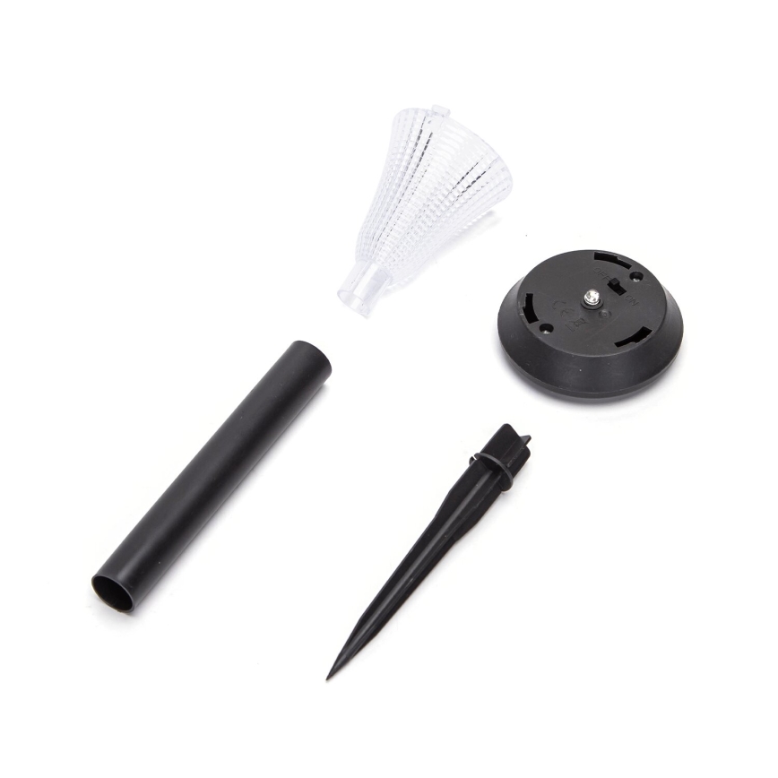 Aigostar - Lampe solaire LED/0,006W/1,2V 40mAh 6500K IP44 30,5 cm