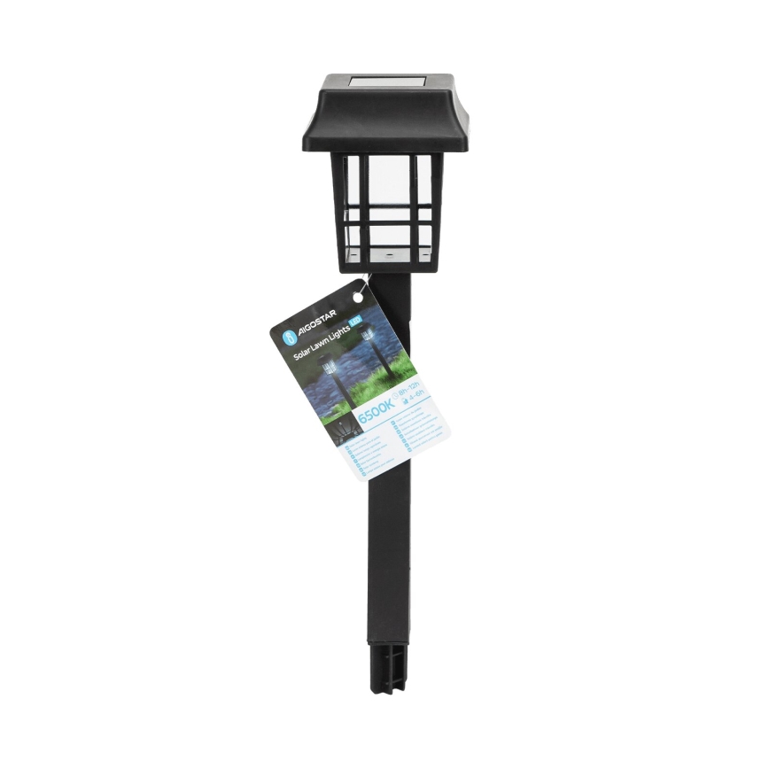 Aigostar - Lampe solaire LED/0,006W/1,2V 40mAh 6500K IP44 32 cm