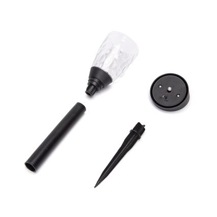 Aigostar - Lampe solaire LED/0,006W/1,2V 40mAh 6500K IP44 34,5 cm étoile