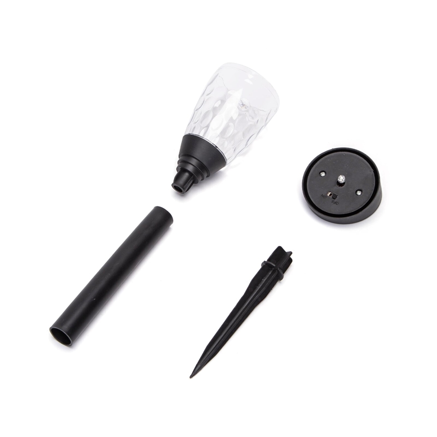 Aigostar - Lampe solaire LED/0,006W/1,2V 40mAh 6500K IP44 34,5 cm étoile