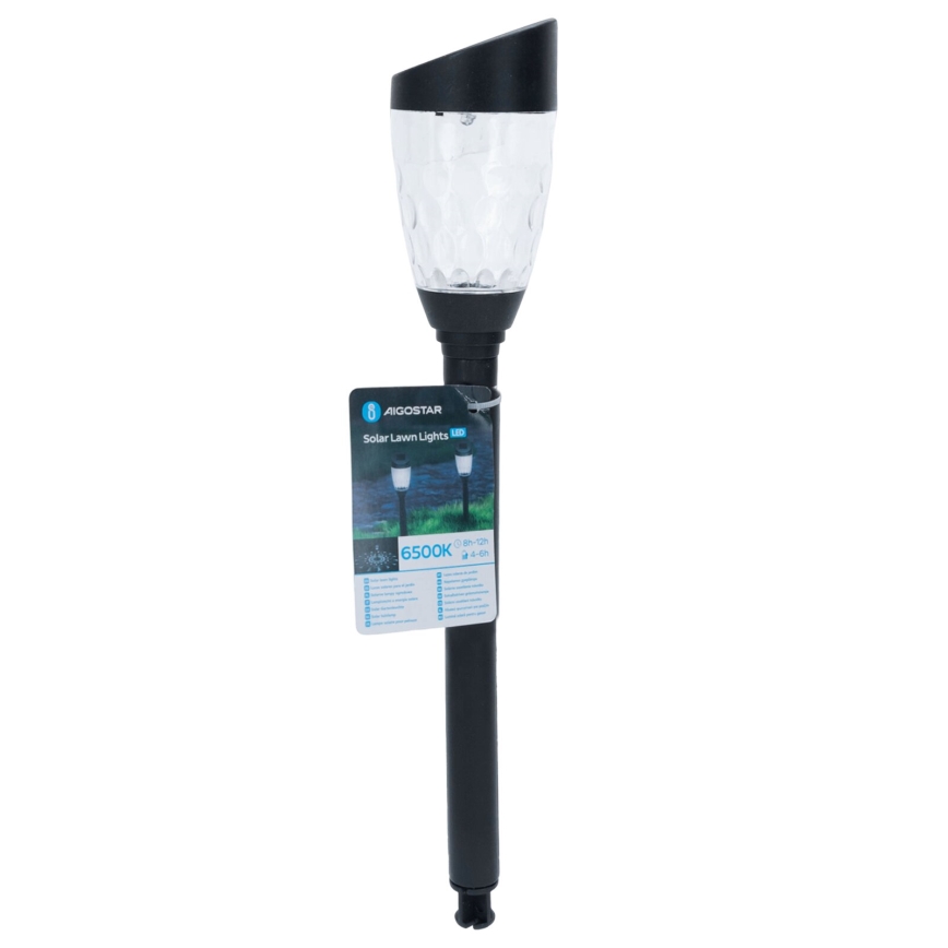 Aigostar - Lampe solaire LED/0,006W/1,2V 40mAh 6500K IP44 34,5 cm étoile