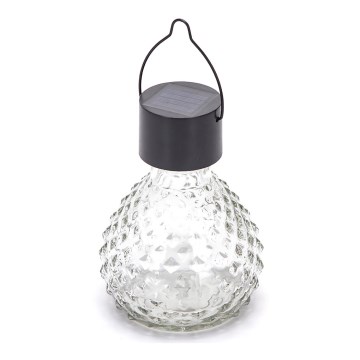 Aigostar - Lampe solaire LED/0,006W/1,2V noir 100 mAh 2700K IP44