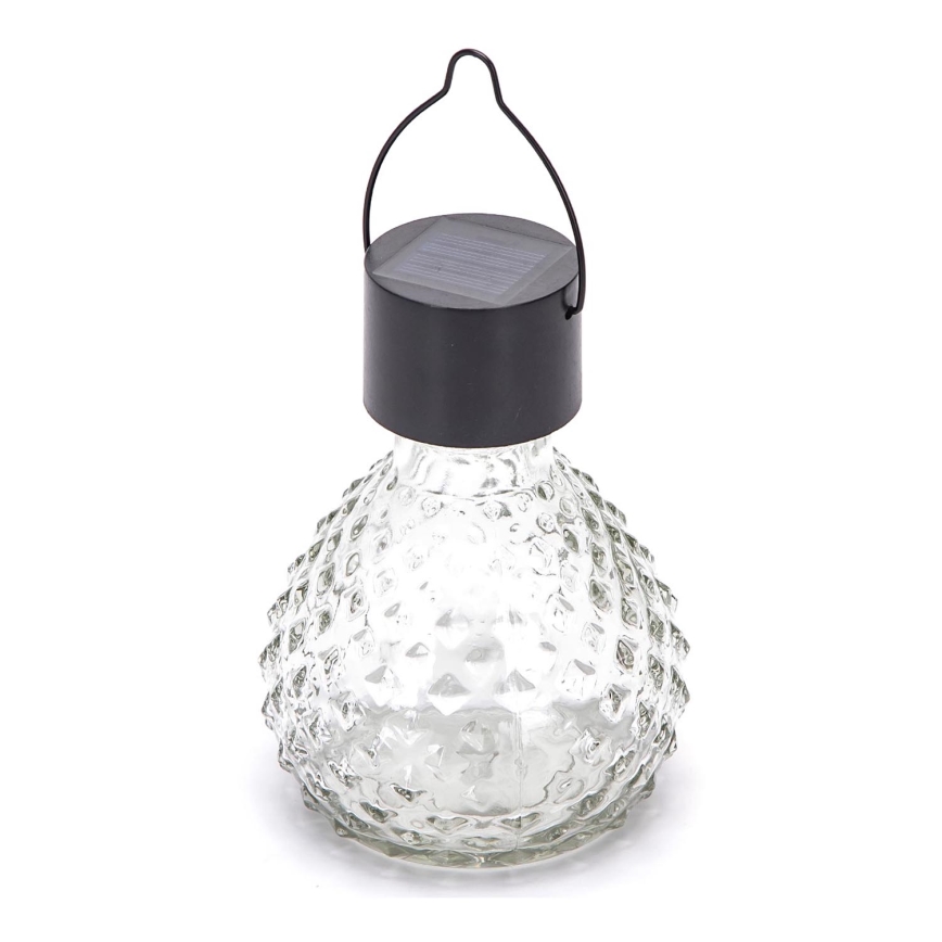 Aigostar - Lampe solaire LED/0,006W/1,2V noir 100 mAh 2700K IP44