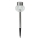 Aigostar - Lampe solaire LED/0,012W/1,2V 100mAh 6500K IP44 38,4 cm