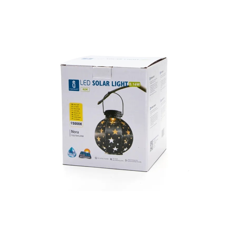 Aigostar - Lampe solaire LED/0,16W/2V 3000K IP44