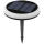 Aigostar - Lampe solaire LED/0,6W/2V d. 16,5 cm 3200K/4000K/6500K IP65 noir