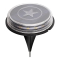 Aigostar - Lampe solaire LED/0,6W/5,5V 24,5 cm 500 mAh 3200K IP66 noir