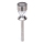 Aigostar - Lampe solaire LED, 1,2 lm / 1,2 V, 35,5 cm, chrome mat, 2700 K, IP44, 100 mAh