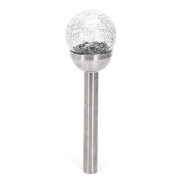 Aigostar - Lampe solaire LED 2 V 6500 K IP44 40 mAh argentée