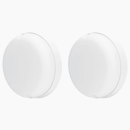 Aigostar - Lampe solaire LED 2xLED/35W/12V 6000 mAh 6500K IP65 Ø 16,8 cm + télécommande