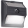 Aigostar - Lampe solaire LED avec capteur LED/3,7V 6500K 500 mAh IP65 noire