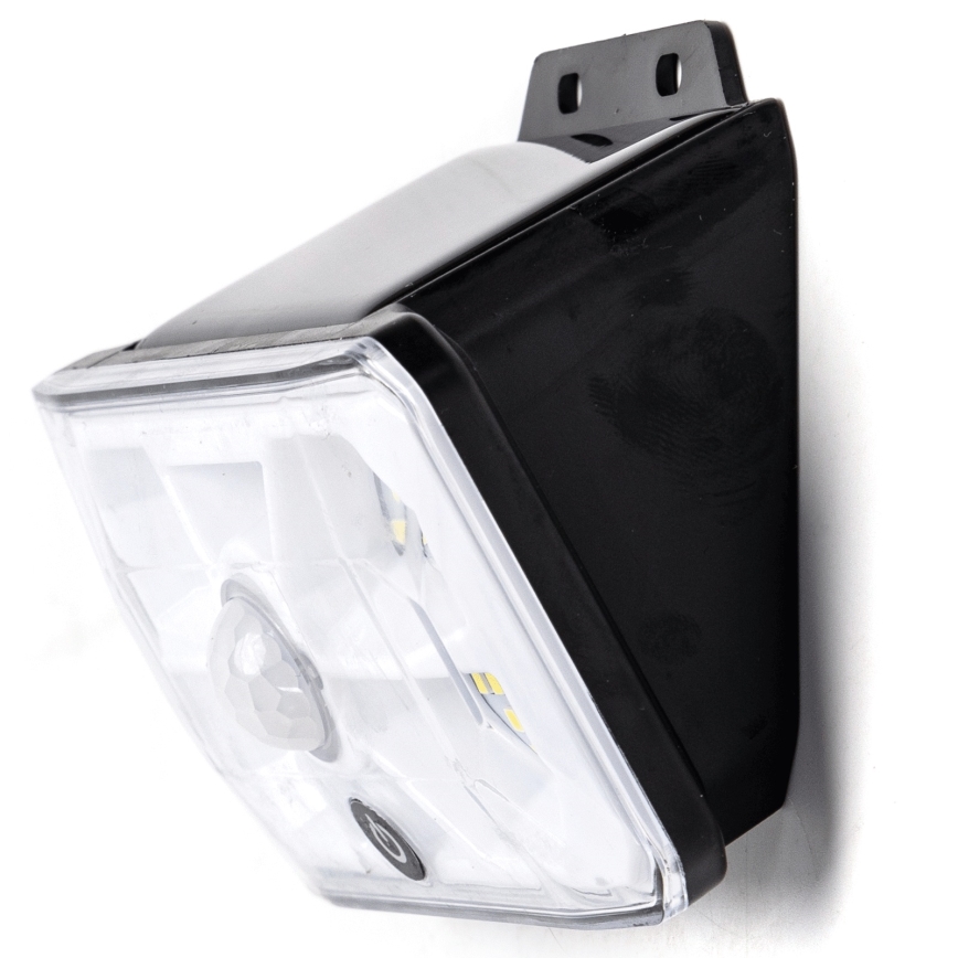 Aigostar - Lampe solaire LED avec capteur LED/3,7V 6500K 500 mAh IP65 noire