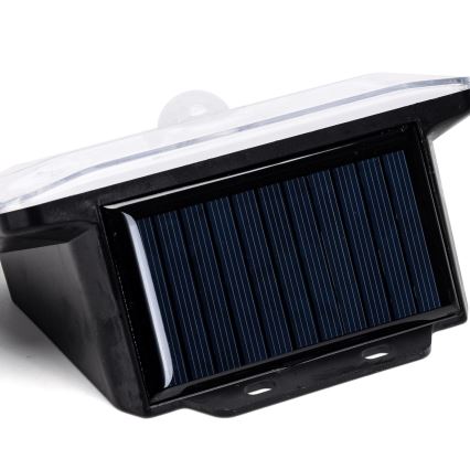Aigostar - Lampe solaire LED avec capteur LED/3,7V 6500K 500 mAh IP65 noire
